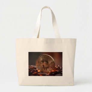 Bolso De Tela Gigante Bitcoin