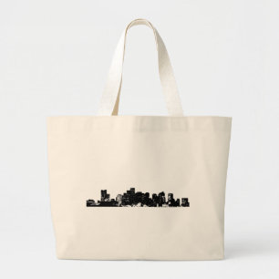 Bolso De Tela Gigante Black White Pop Art New York