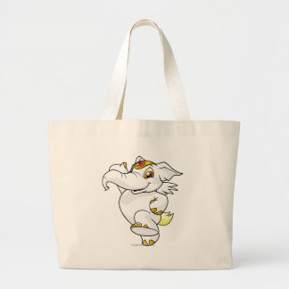 Bolso De Tela Gigante Blanco de Elephante