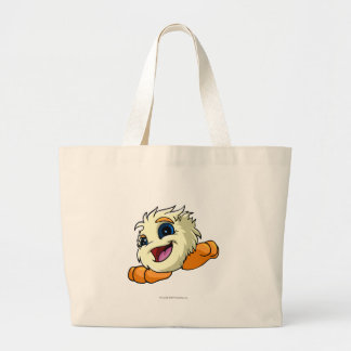 Bolso De Tela Gigante Blanco de JubJub
