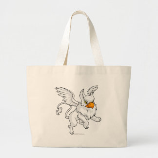 Bolso De Tela Gigante Blanco de la aguilera