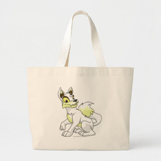Bolso De Tela Gigante Blanco de Lupe
