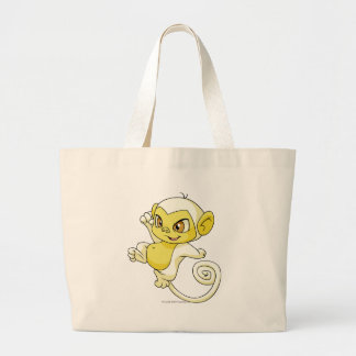 Bolso De Tela Gigante Blanco de Mynci