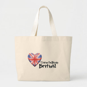 Bolso De Tela Gigante Bloody Británicos