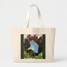 Bolso De Tela Gigante Blue Autumn Morning Glory 