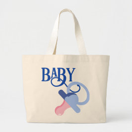 BOLSO DE TELA GIGANTE BLUE BINKY, BABY SHOWER