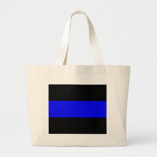Bolso De Tela Gigante Blue Line fino