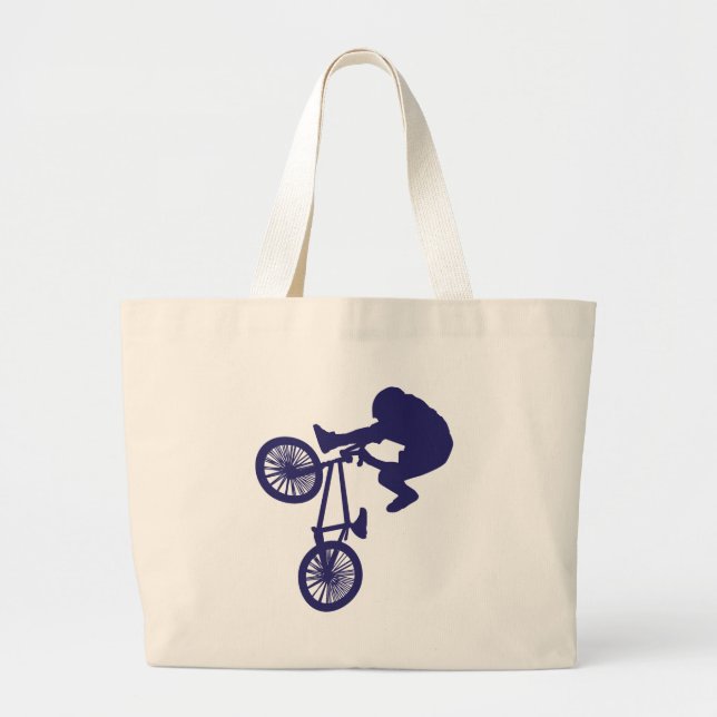 BOLSO DE TELA GIGANTE BMX BIKE RIDER (Frente)