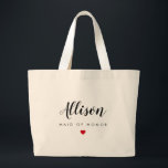 Bolso De Tela Gigante Boda de la fiesta de la boda | Niñera, Bachelorett<br><div class="desc">Bolsas de Tote para toda tu fiesta de bodas. Rellene con divertidas golosinas para su fin de semana de bodas de soltera o destino. ¡Grandes regalos de dama de honor o bolsas de playa!</div>