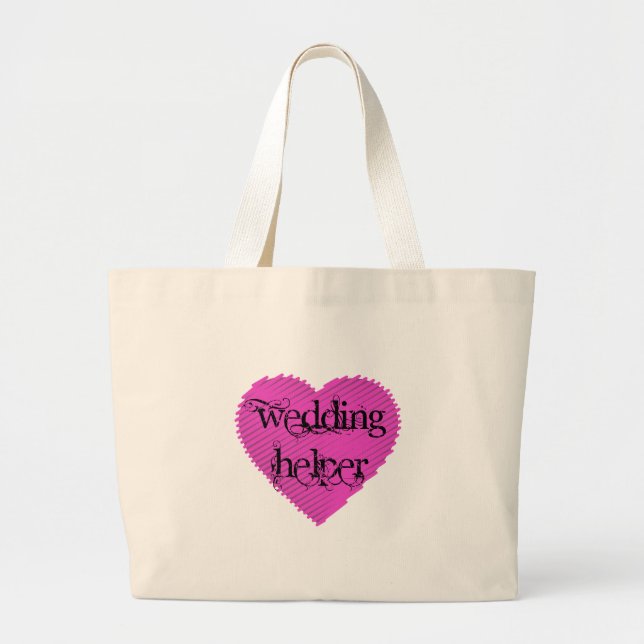 Bolso De Tela Gigante Boda Helper (Frente)