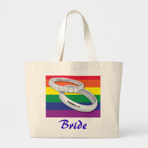Bolso De Tela Gigante Boda lesbiana gay