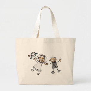 Bolso De Tela Gigante Boda personalizado