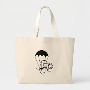 Bolso De Tela Gigante Boda Sky Jump
