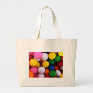 Bolso De Tela Gigante Bolas de goma de arcoiris con caramelo
