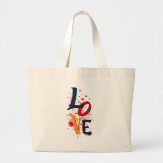 Bolso De Tela Gigante Bold Love