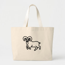 Bolso De Tela Gigante Bold Ram Zodiac Tote Bag