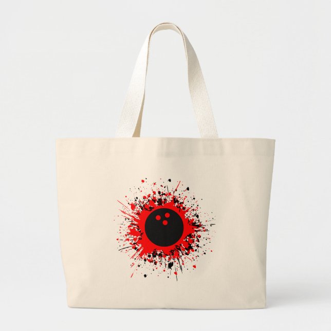 Bolso De Tela Gigante boliche (Frente)