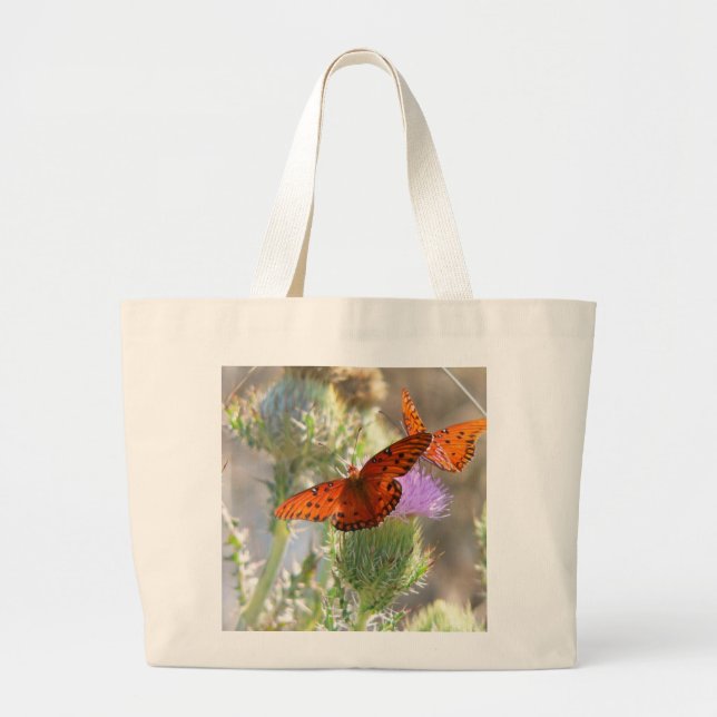 Bolso De Tela Gigante Bolsa, Fritillary del Golfo (Frente)