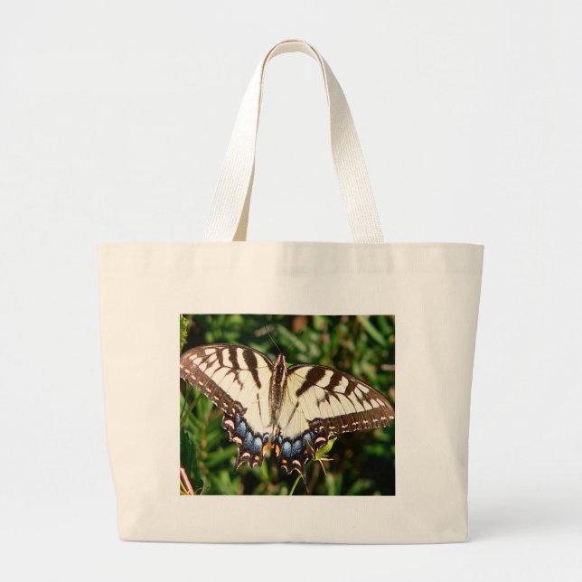 Bolso De Tela Gigante Bolsa, Mariposa cebra (Frente)
