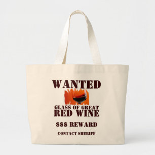 Bolso De Tela Gigante ¡Bolso querido del vino rojo!