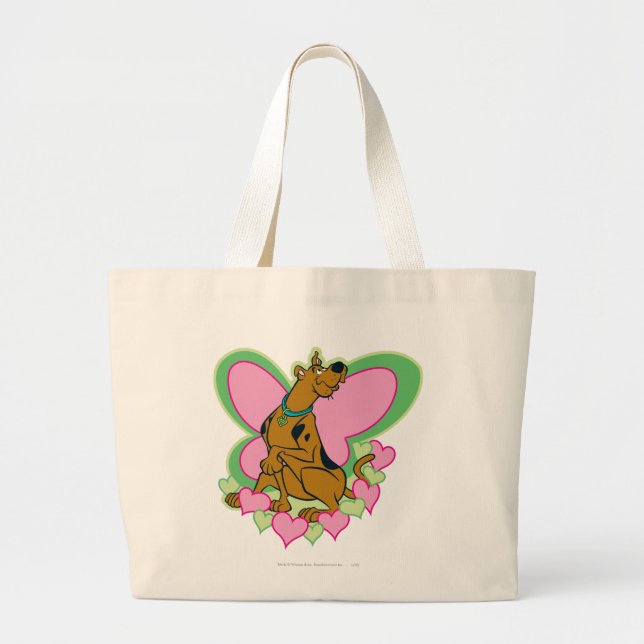 Bolso De Tela Gigante Bonito Mariposa Scooby-Doo (Frente)