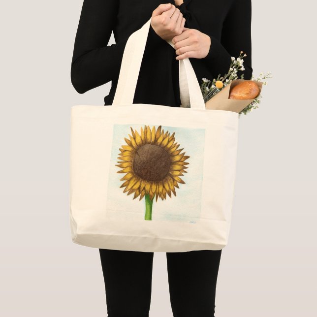 Bolso De Tela Gigante Bonito Sunflower (Anverso (producto))