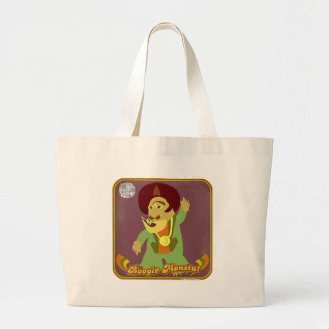 Bolso De Tela Gigante Boogie Monster Personalizado Creatura Diversión Di (Frente)