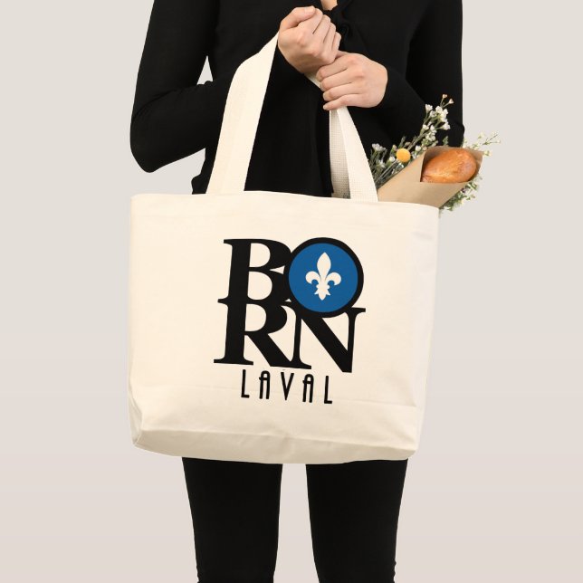 Bolso De Tela Gigante BORN Laval (Anverso (producto))