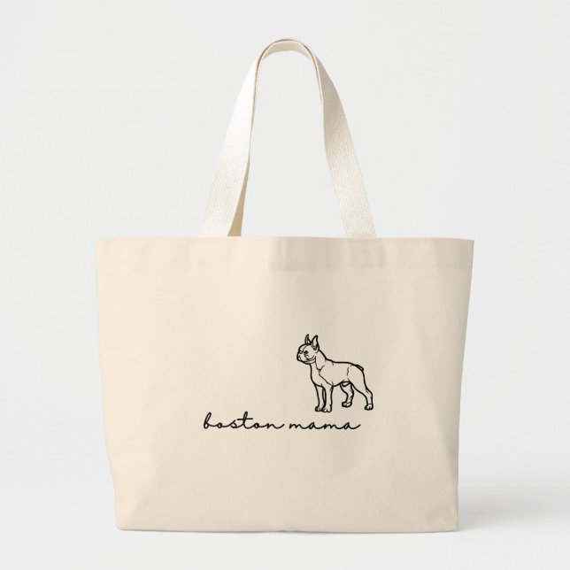 Bolso De Tela Gigante Boston Mama Tote Bag (Frente)