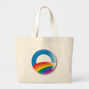 Bolso De Tela Gigante Botón del orgullo de Obama