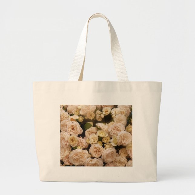 Bolso De Tela Gigante Bouquet de Rosas (Frente)