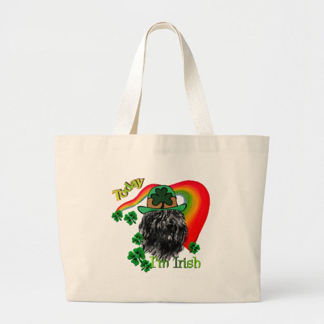 Bolso De Tela Gigante Bouvier des Flandres St Patricks (Frente)