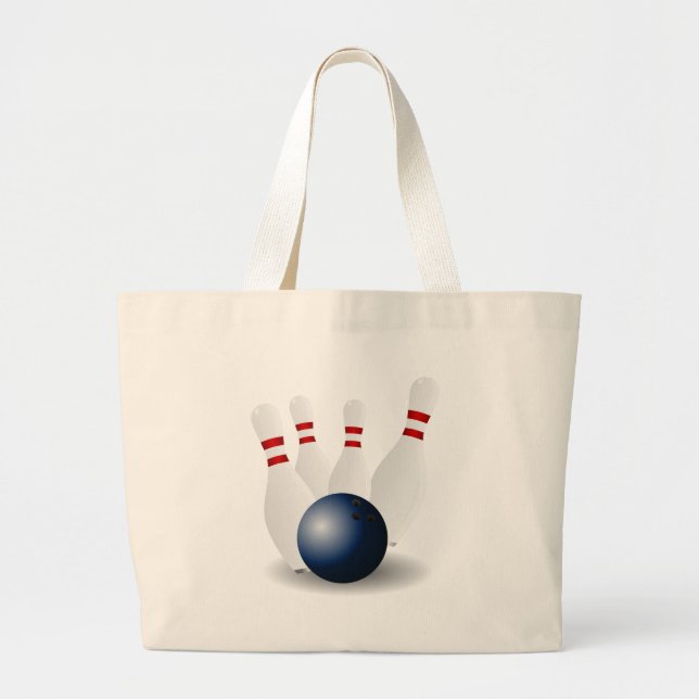 Bolso De Tela Gigante bowling-155946 bolos bolos bolos bolos pepinos nin (Frente)