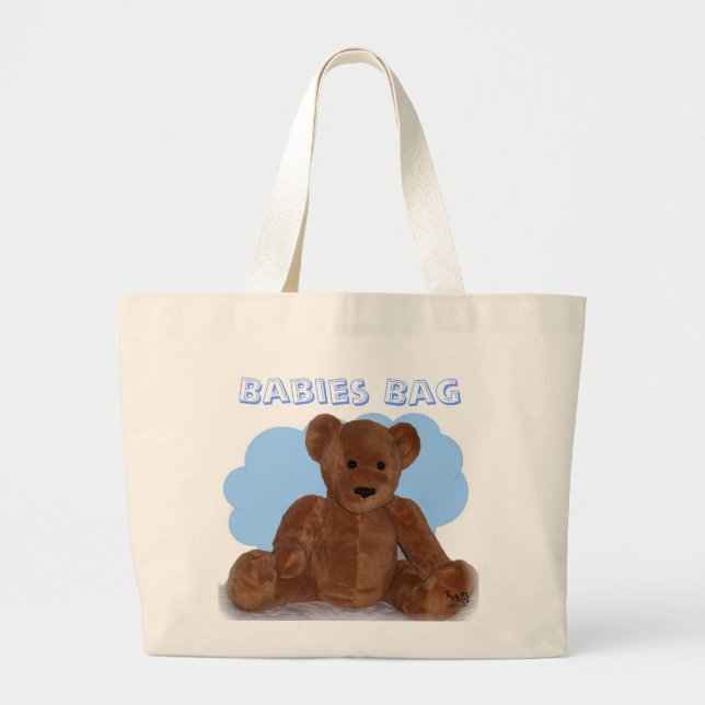 Bolso De Tela Gigante Boy Babies Bag (Frente)