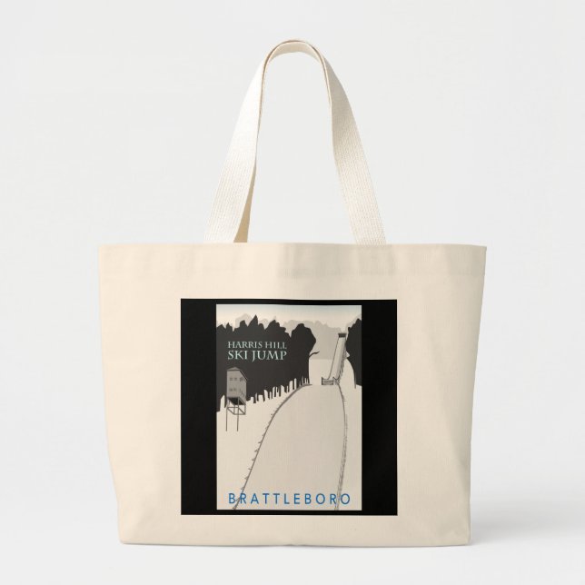 Bolso De Tela Gigante Brattleboro Harris Hill Tote Bag (Frente)