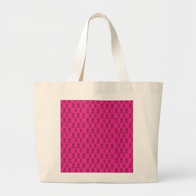 Bolso De Tela Gigante Breast Cancer Awareness Tote Bag (Frente)