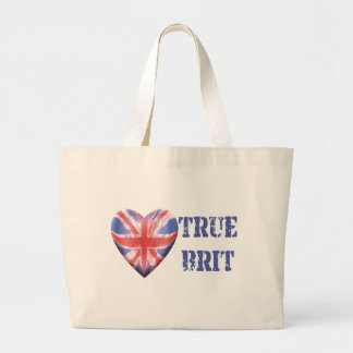 Bolso De Tela Gigante Británico verdadero