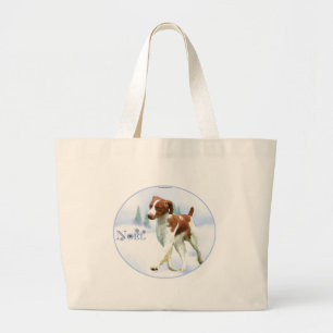 Bolso De Tela Gigante Brittany Spaniel Noel