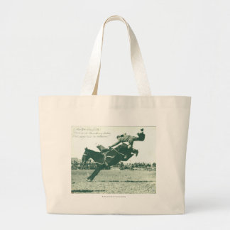 Bolso De Tela Gigante Bronc Bucking famoso cinco minutos