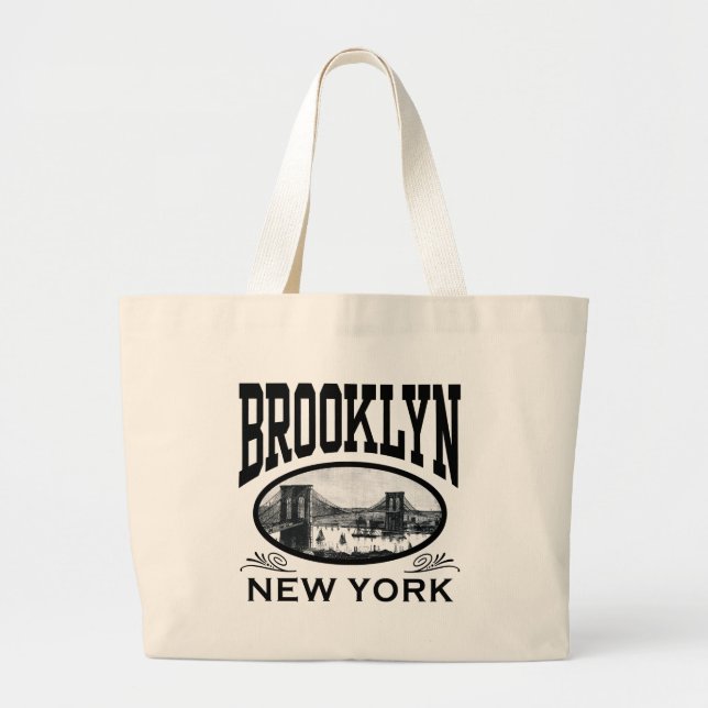 Bolso De Tela Gigante Brooklyn (Frente)