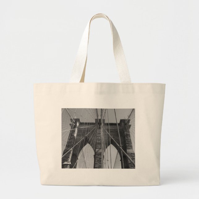 Bolso De Tela Gigante Brooklyn Bridge New York (Frente)