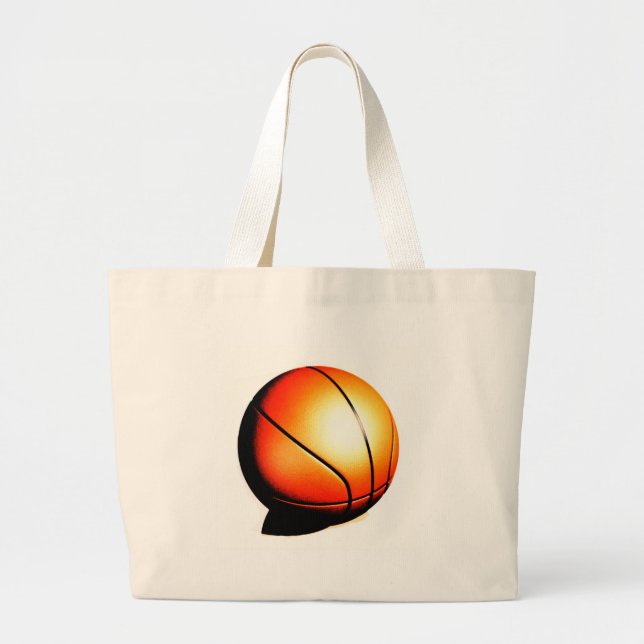 Bolso De Tela Gigante Bsketball (Frente)