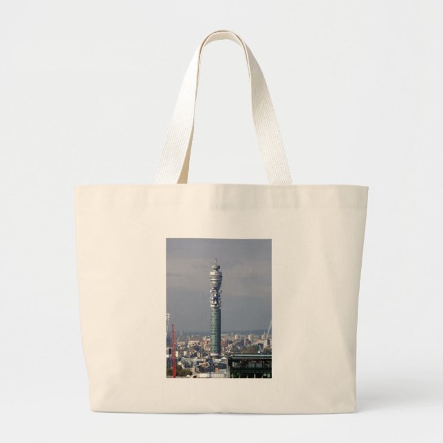 Bolso De Tela Gigante BT Tower, Londres, Inglaterra. (Frente)