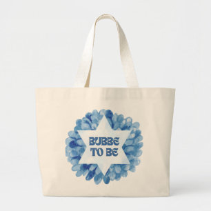 Bolso De Tela Gigante "Bubbe to be", curiosa nueva acuarela de nueva abu