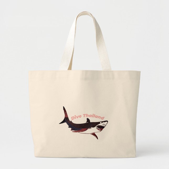 Bolso De Tela Gigante Bucear en Tailandia (Frente)