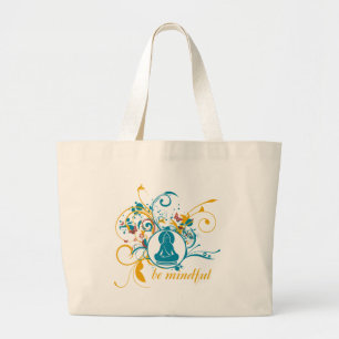 Bolso De Tela Gigante Buda sea atento