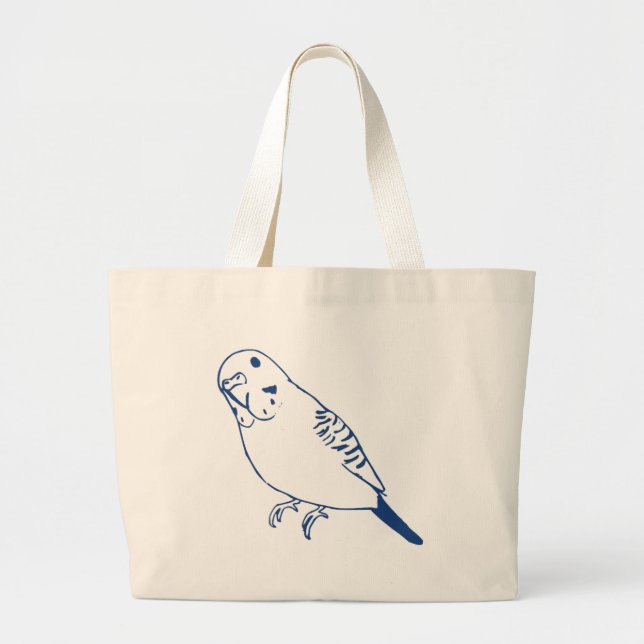Bolso De Tela Gigante Budgerigar (Frente)