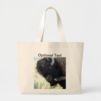 Bolso De Tela Gigante Búfalo americano en el Parque Nacional Yellowstone