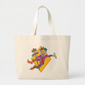 Bolso De Tela Gigante Bufón del dibujo animado