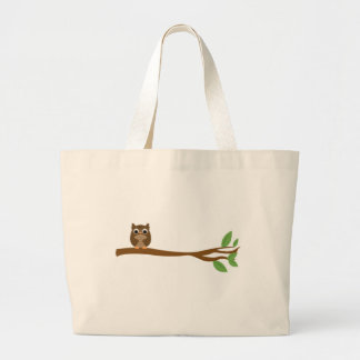 Bolso De Tela Gigante Búho sabio
